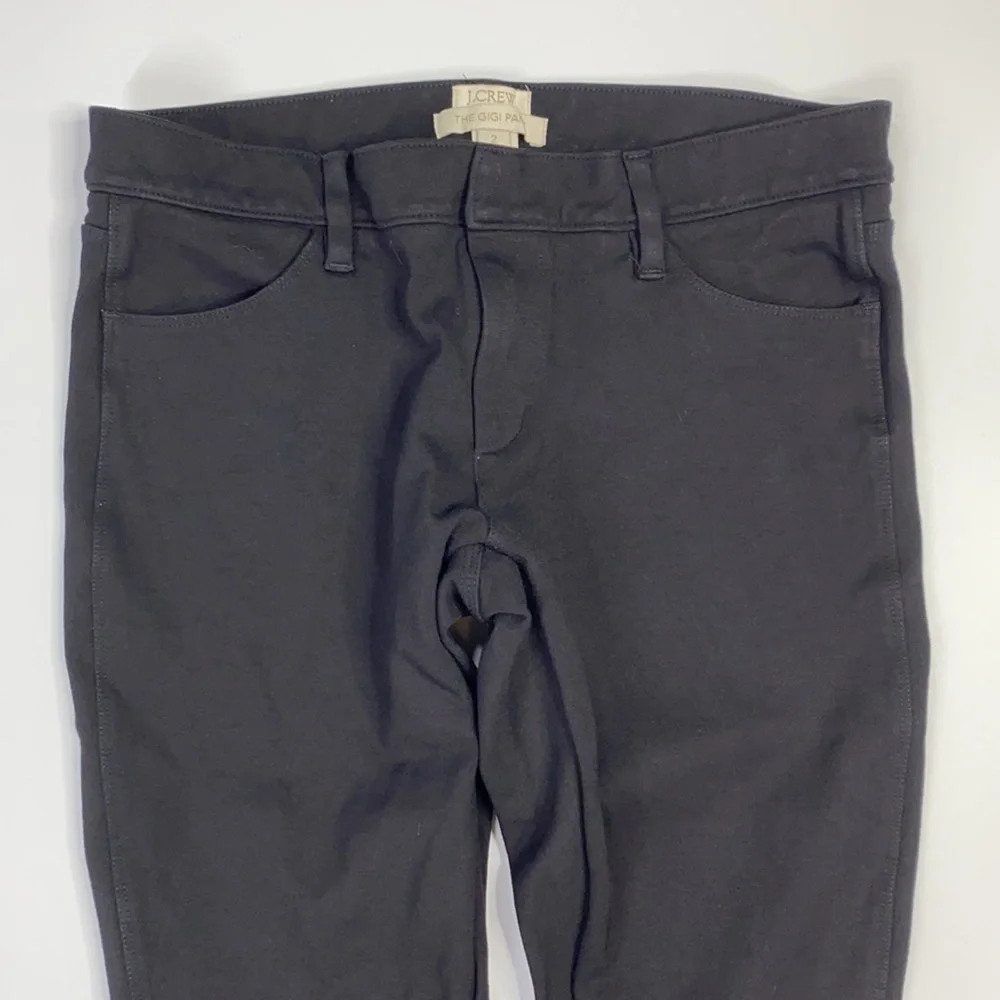J. Crew The GiGi Pant Size 2 Black Skinny